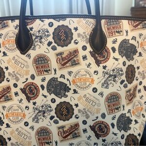 Dooney & Bourke Disney Vacation Club Hobo Bag - Cream and Black